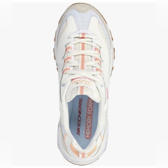Skechers Dlites Sneaker in Natural/Multi - Picture 5 of 6